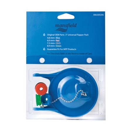 Mansfield Mansfield 630-0207-12 3 in. Flapper Kit 4591517